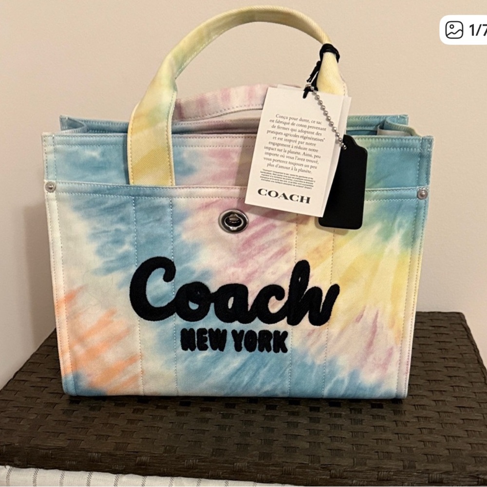 Coach Multicolor Tie-Dye Tote